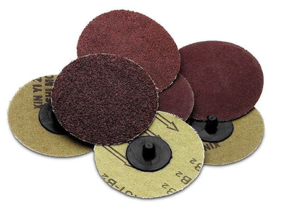 Katzco Sanding Disc Assortment - 25 Pack - Grit Roll Lock Sanding and Grinding Discs -