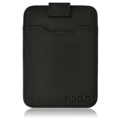 Minimalist Wallet Credit Card Holder  Fidelo Mens Slim Wallet - RFID Blocking + Top