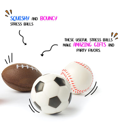 Large Balls for Little Kids - Fun Set of 3 Sports Balls in Convenient Storage and Carry