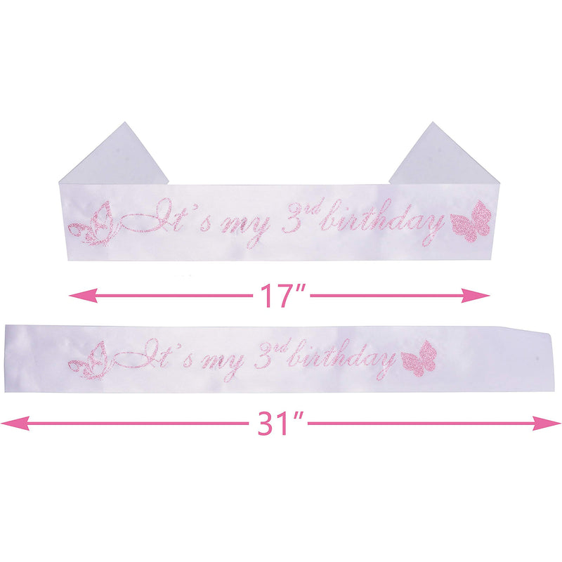 3rd Birthday Decorations for Girls, 3rd Birthday Gifts for Girls, 3rd Birthday Tiara