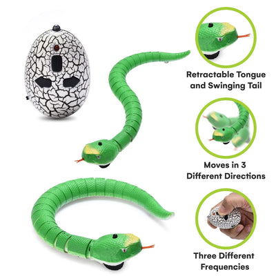 Infrared Remote Control Rattle Snake Rc Animal Prank Toy