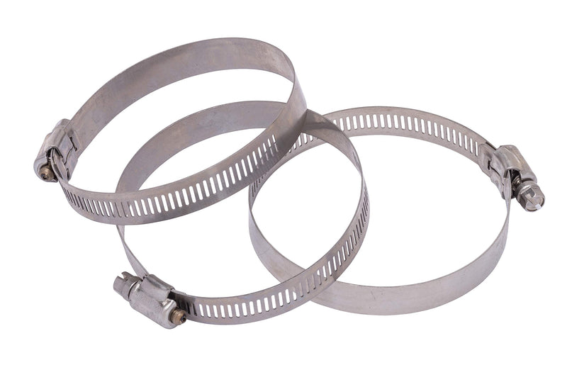 2-1/2" to 3-1/2" Diameter Stainless Hose Clamp, 9/16" Wide Band, (48) 300 SS, 18-8 S/S