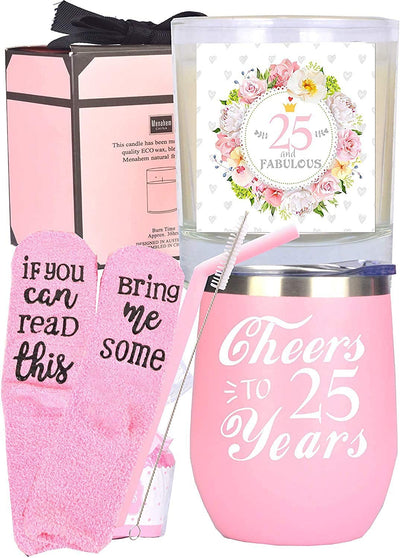 25th Birthday Gifts for Women, 25th Birthday, 25th Birthday Tumbler, 25th Birthday