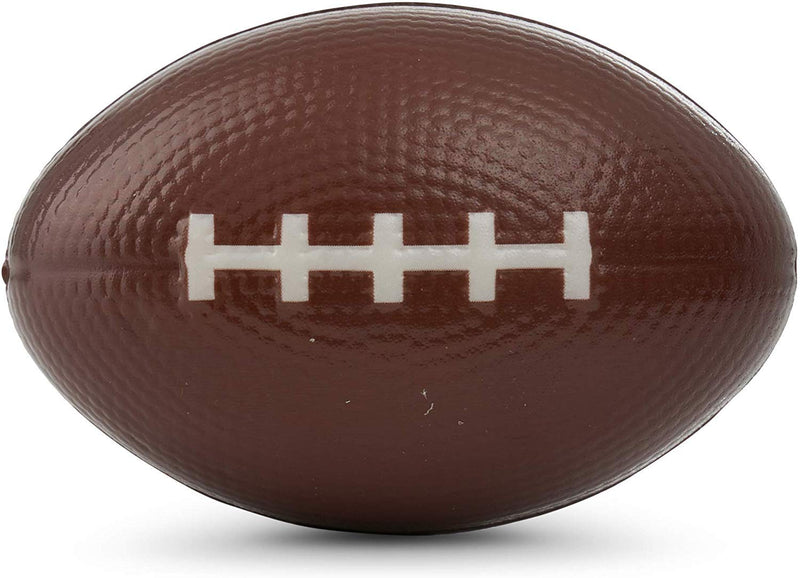 Neliblu 12 Football Sports Stress Balls Bulk Pack of 1 Dozen 2.5" Stress Football Squeeze