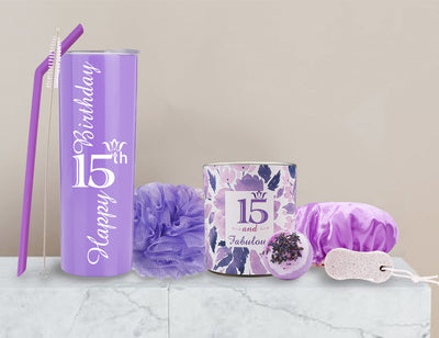 15th Birthday Tumbler, 15th Birthday Gifts for Girl, 15 Birthday Gifts, Gifts for 15th