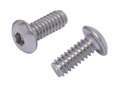 5/16"-18 x 3/4" Stainless Button Socket Head Cap Screw Bolt, (50 pc), 18-8 (304) Stainless