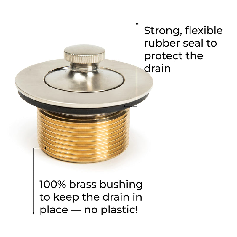 Wholesale Plumbing Supply Conversion Kit Bathtub Tub Drain Assembly, All Brass