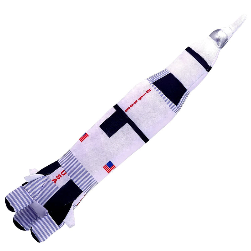 Kicko Plush Rocket Ship Toy - 1 Pack - 17.5 Inch - for Kids, Birthday Party Favors