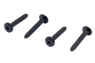 8 X 1-1/4" Stainless Truss Head Phillips Wood Screw, (25pc), Black Xylan Coated 18-8