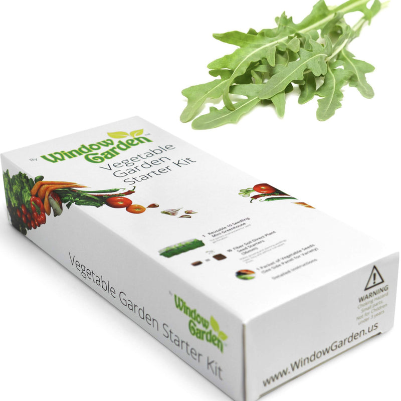 Window Garden - Kale Vegetable Starter Kit - Grow Your Own Food. Germinate Seeds on Your