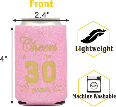 30th Birthday Gifts for Women, 30th Birthday Gifts, 30th Birthday Can Cooler, 30th