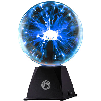 Kicko Orange Plasma Ball - 7 Inch - Nebula, Thunder Lightning, Plug-In - For Halloween