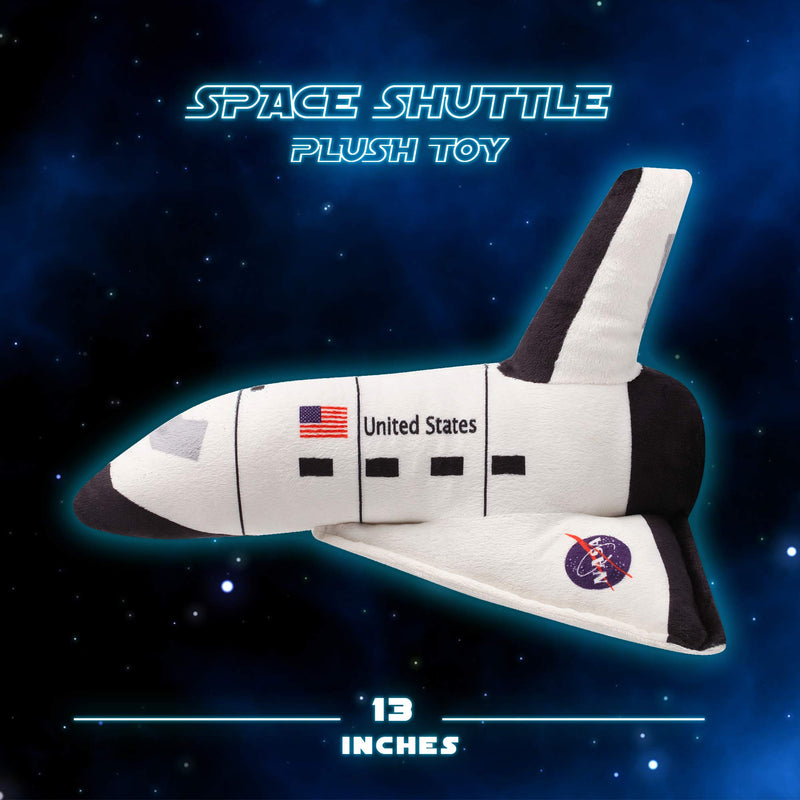 10 Stuffed Space Shuttle and Astronaut Soft and Cuddly Plush Toy for Kids Birthday Gift