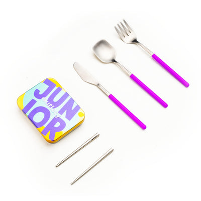 Kids Travel Cutlery Set  Fun Utels For Boys And Girls  Hygienic Stainless