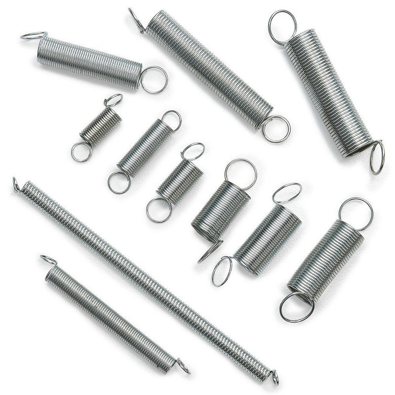 Katzco Compression and Extension Spring Assortment - 200 Piece Set of Heavy Duty