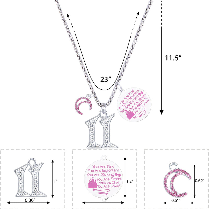 11th Birthday Gifts For Girls, 11th Birthday Charm Bracelet, 11th Birthday