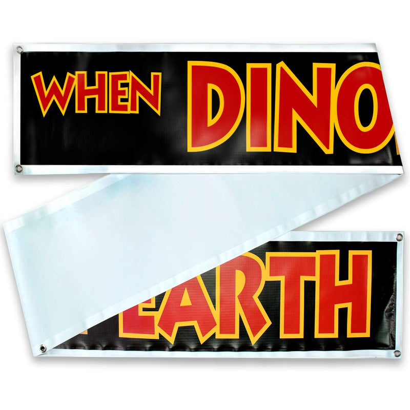 Jurassic Park Banner Sign Replica - Great for the Jurassic Park World Movie Fan That Loves