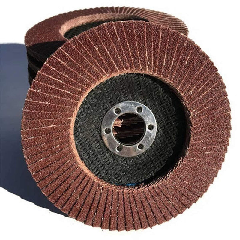 Katzco Grinding Wheels - Flap Grinding Wheels for Angle Grinder - 5 Piece Ideal Grinding