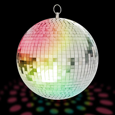 Kicko Mirror Disco Ball - Cool and Fun Silver Hanging Party Disco Ball  8 Inch Party