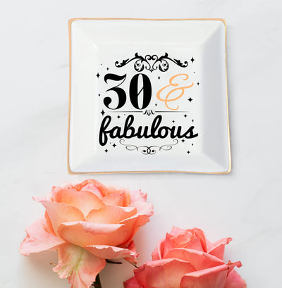 30th Birthday,30th Birthday Gifts for Women,30th Birthday Jewelry Dish,30th Birthday