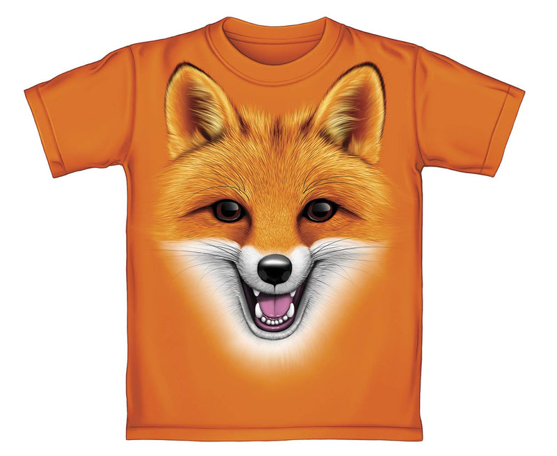 Fox Face Youth Tee Shirt (Large 12-14