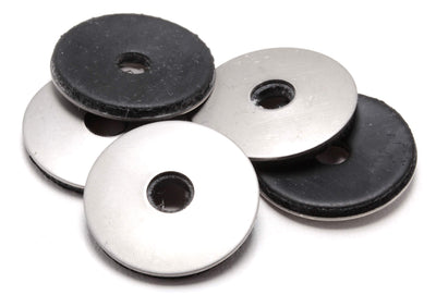 12 x 5/8" OD Stainless EPDM Washers, (100 pc) Neoprene Backed, Choose Size & Qty, by Bolt