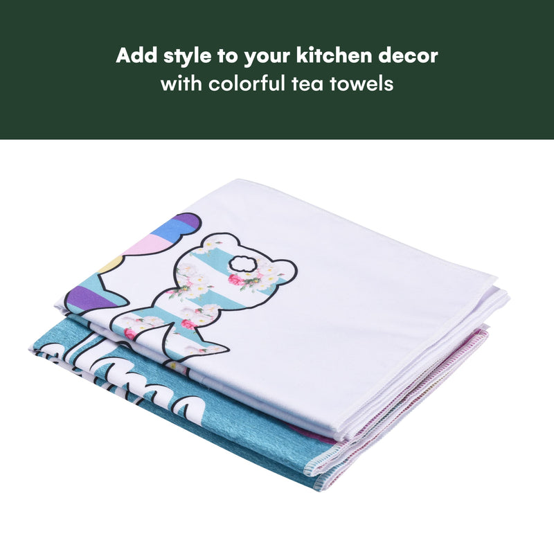 2pcs Easter Kitchen Towels Set -Decorative Dish And Hand Towels - Perfect