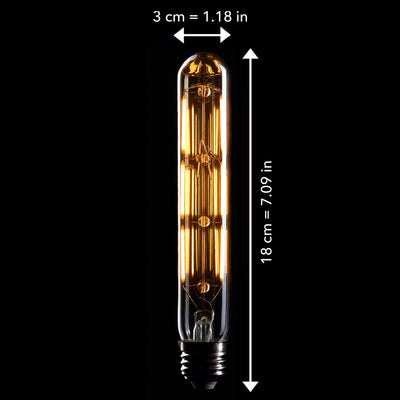 Edison Light Bulb E26 Base Dimmable Incandescent Bulbs, 110v-130v, 60 Watt