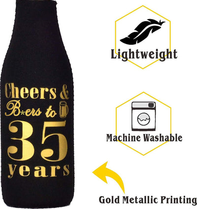 35th Birthday Gifts for Men, 35th Birthday Gifts, 35th Birthday Can Coolers, 35th Birthday