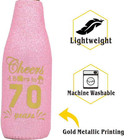 70th Birthday Gifts for Women, 70th Birthday Gifts, 70th Birthday Can Coolers, 70th