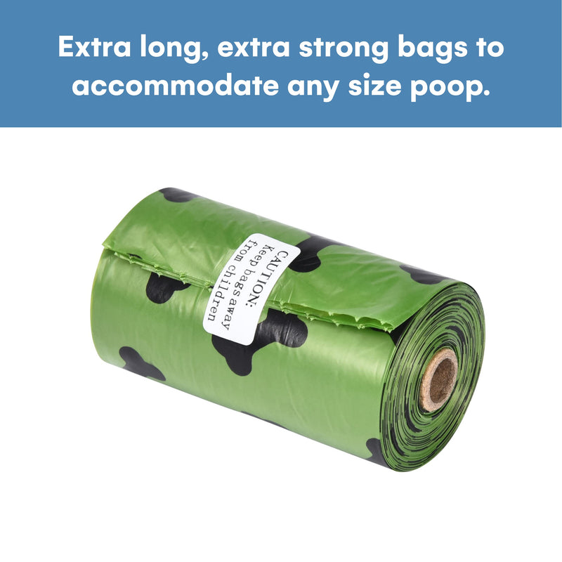 Poop Bags For Dogs - Heavy Duty Leak-Proof Doggy Poop Bags - Doggie Dog Poop Bag