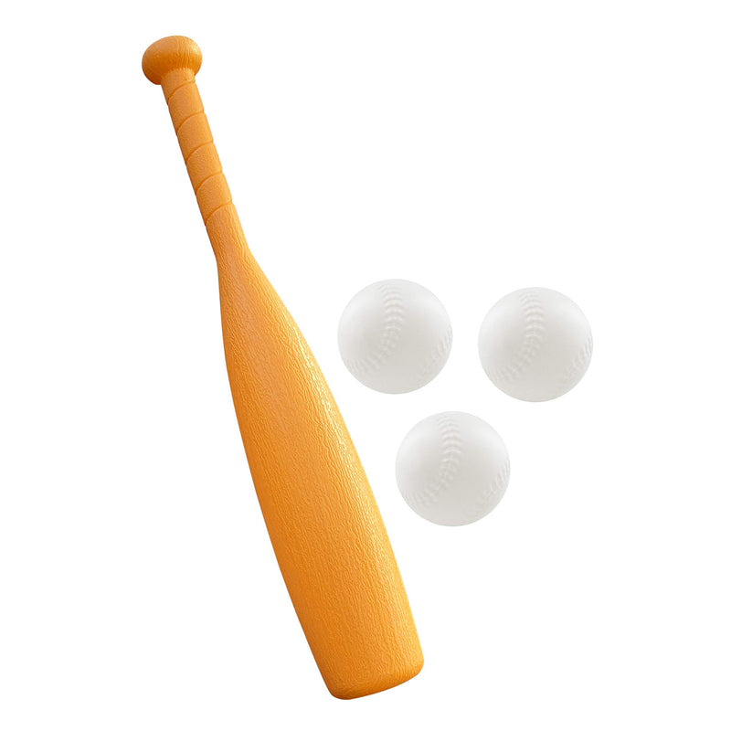 Toddler Baseball Set for Beginners: (1) Plastic, Toddler Baseball Bat & (3) Oversized