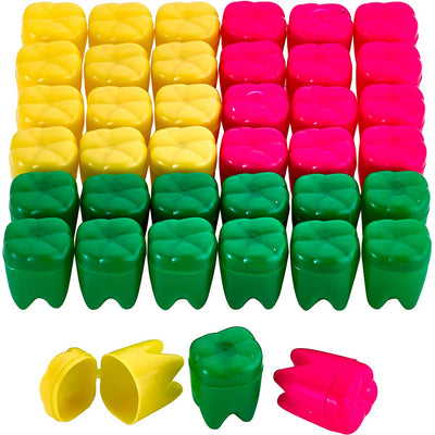 Kicko Neon Tooth Savers for Dentists Giveaways, Prizes, and Favors - 1.25 Inches, 144