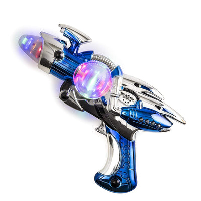 Kicko Light-Up Noise Blaster - Red or Blue, Color Varies - 11.5 Inches Long with Cool