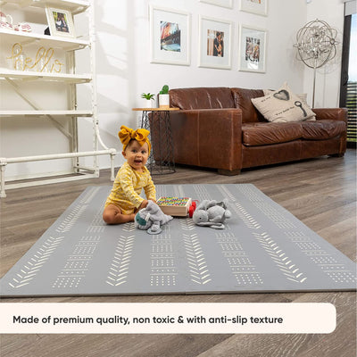 Baby Play Mat - Extra Large, Non-Toxic Foam Play Mat With Soft Interlocking Floor Tiles