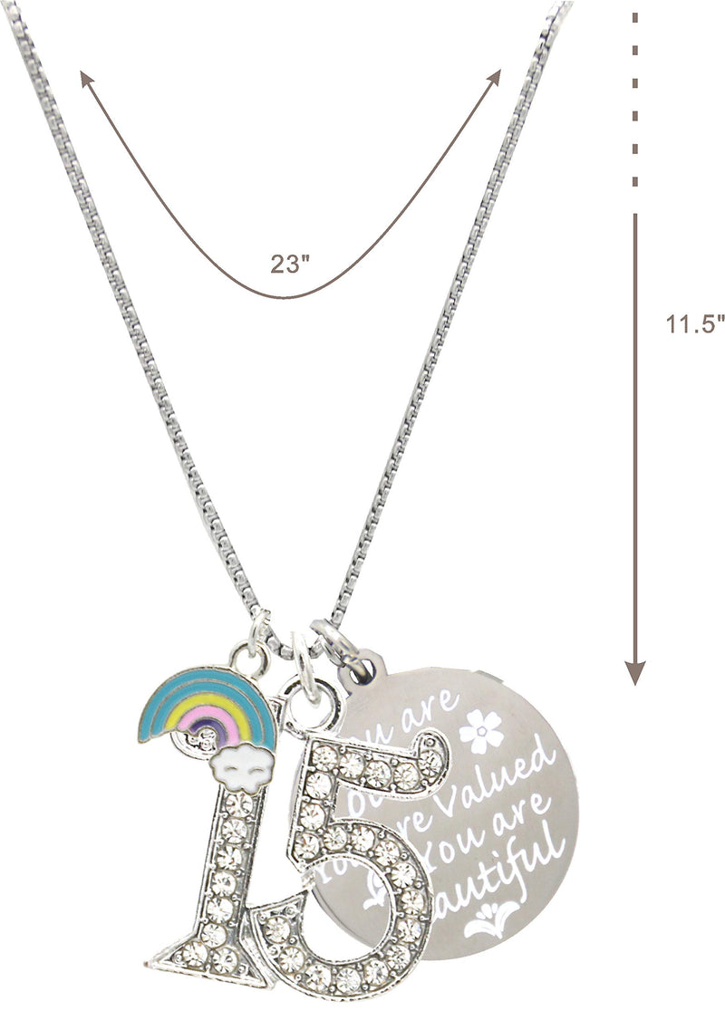 15th Birthday, 15th Birthday Gift, 15th Birthday Girl Gifts, 15th Birthday Necklace, Gifts