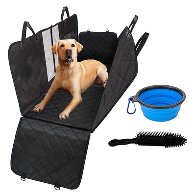 Dog Car Seat Cover Xxl - Padded Cover With Side Protectors 65'' X 56'' X 20'' -