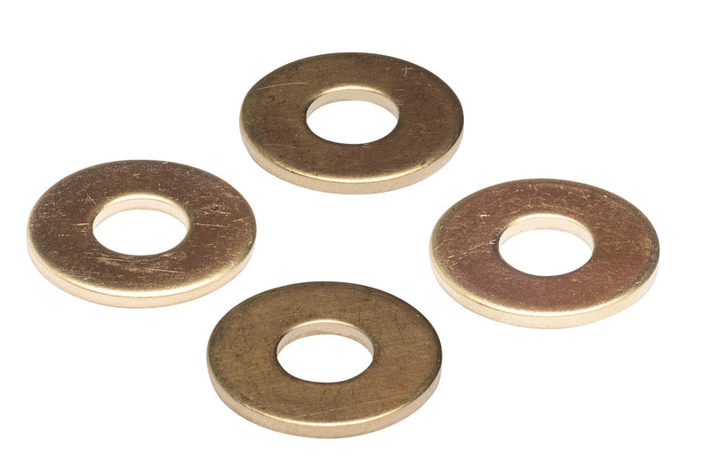 3/8" x 1" OD Brass Flat Washer, (25 Pack) - Choose Size, by Bolt