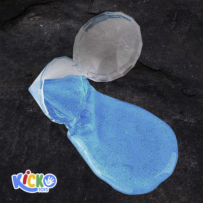 Kicko Diamond Glitter Putty - 6 Pack Assorted Color Putty in Gem Shaped Container