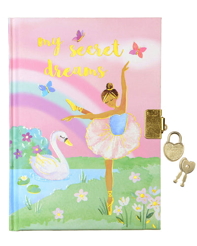 Jewelkeeper Girl's Unicorn Secret Diary with Heart Shaped Lock and Key, Private