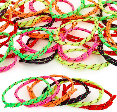 Kids Friendship Bracelets - 144 Piece - Four Neon Colors Pink, Green, Orange and Yellow