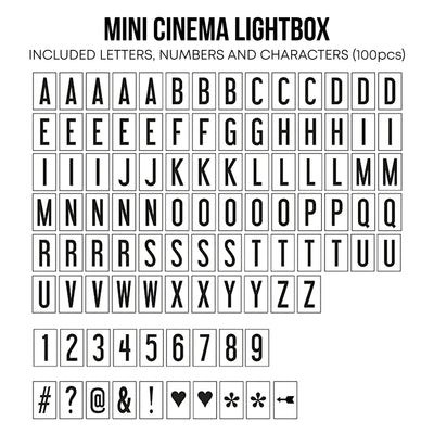 My Cinema Lightbox - Color-Changing Marquee Signs with Letters, Numbers, and Symbols, 3