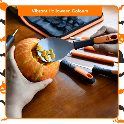 Halloween Professional Pumpkin Carving Kit - Stainless Steel Tools And Knives