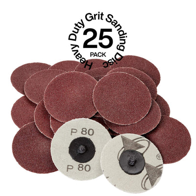 Katzco Sanding Disc  25 Piece Set of Heavy Duty and Durable 3 Inch 24 Grit Sander