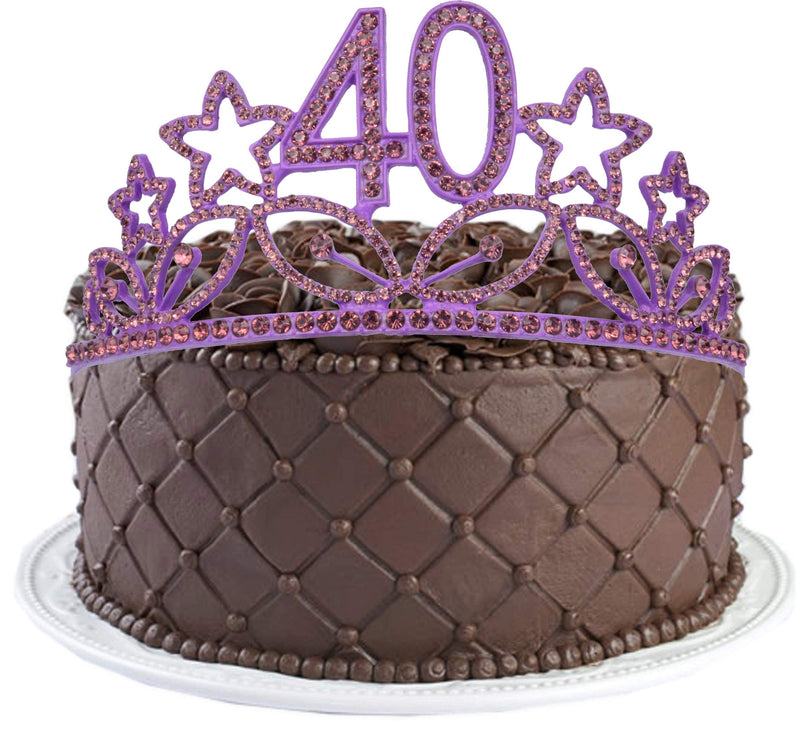 40th Birthday, 40th Birthday Gifts Women, 40th Birthday Crown, 40th Birthday Tiara, 40th