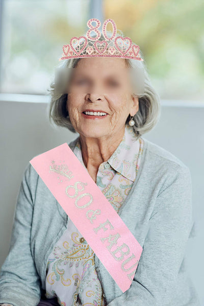 80th Birthday, 80th Birthday Decorations for Women, 80th Birthday Sash, 80th Birthday