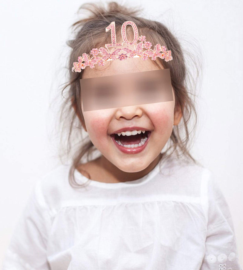 10th Birthday Gifts for Girls, 10th Birthday Tiara and Sash, Its My 10th Birthday Sash