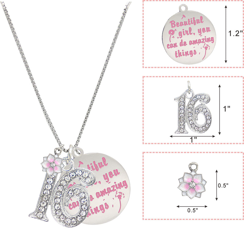 16th Birthday Gifts for Girls, Jewelry for Girls 16 Years Old, Girls 16th Birthday