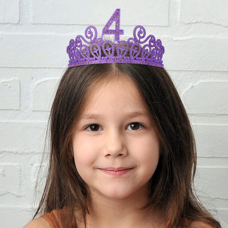 4th Birthday, 4th Birthday Decorations Girl, 4th Birthday Girl, 4th Birthday Tiara, 4th