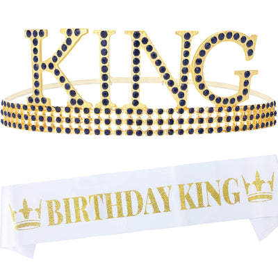 Birthday Crown for Boys,Birthday King Crown,King Crowns for Boys,Happy Birthday Crown